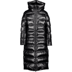 Shiny black coat online